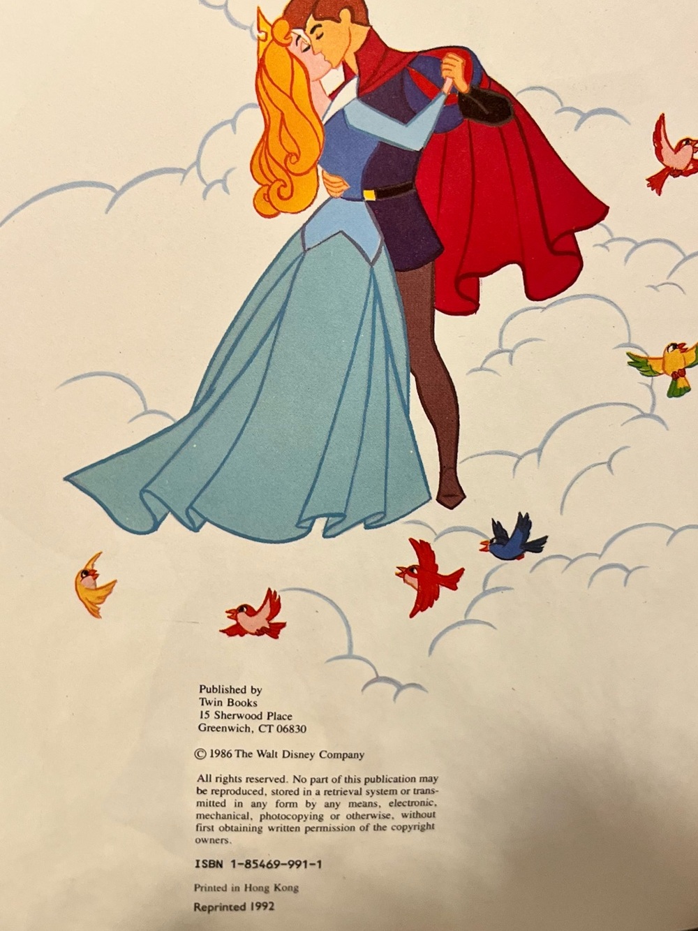 Vintage Hardcover edition of Walt Disney's Sleeping Beauty Disney Classic Series - Picture 3 of 3
